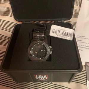 Luminous Navy SEAL 3502.BO.L Blackout Military Dive Watch